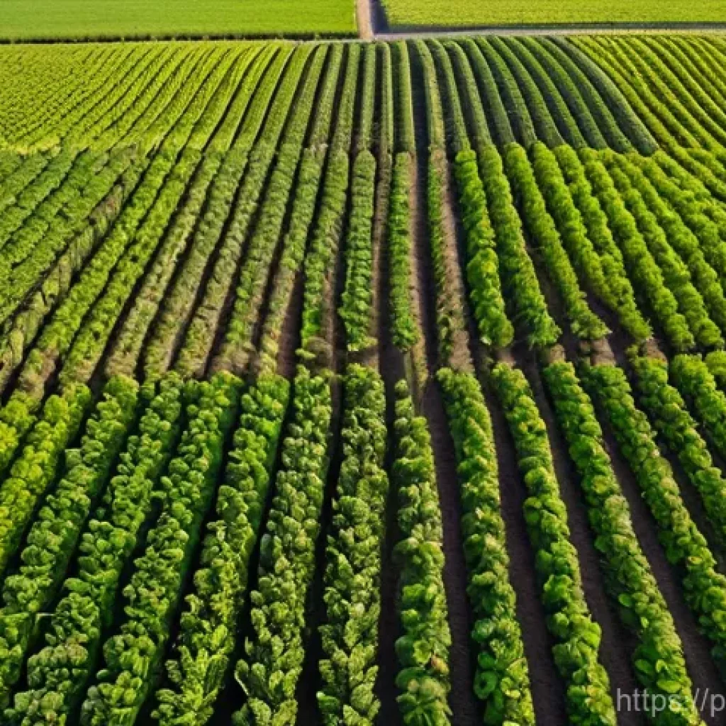 유기농업관리사 자격증 후 스킬 업 - **Prompt: Vibrant Organic Farmland with Advanced Soil Practices**
"An aerial wide shot of a lush...