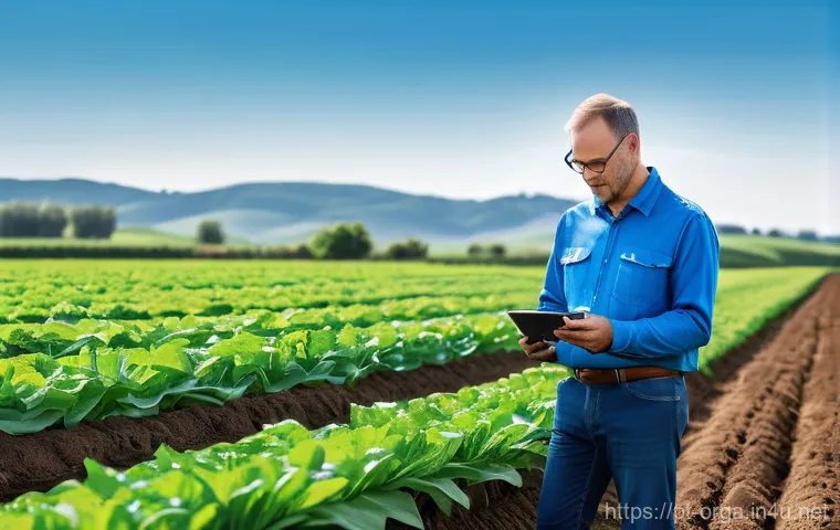 유기농업관리사 자격증 후 스킬 업 - **Prompt: Vibrant Organic Farmland with Advanced Soil Practices**
"An aerial wide shot of a lush... 유기농업관리사 자격증 후 스킬 업 - **Prompt: Vibrant Organic Farmland with Advanced Soil Practices**
"An aerial wide shot of a lush...